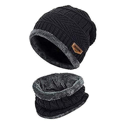 Unisex Woolen Cap + Neck